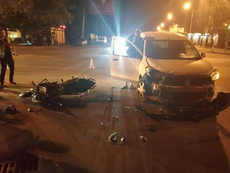 На улице Академика Королева произошла авария с участием авто и мотоцикла