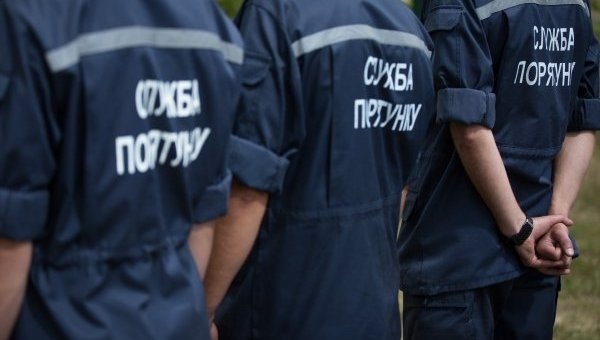 В Одесской области два грузовика из-за гололеда попали в ловушку