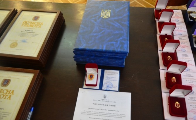 Военнослужащих одесского региона наградили грамотами