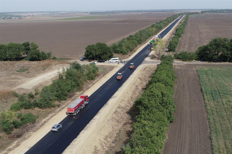 В Одесской области завершился ремонт дороги от моста у Паланки в село Монаши 