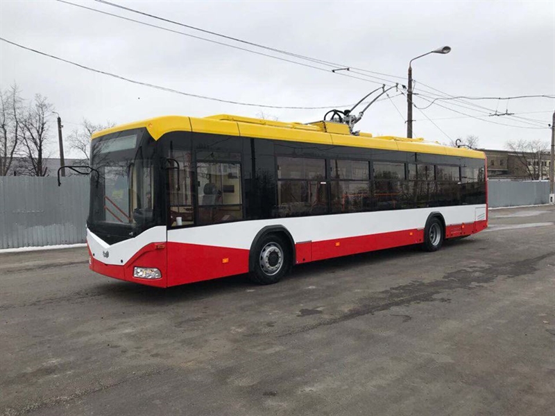В Одессу приехал еще один белорусский троллейбус