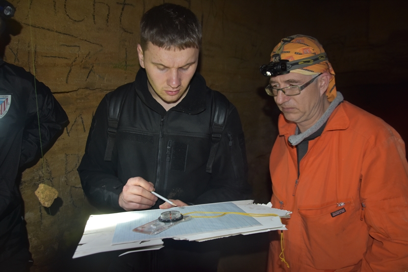 В Одесских катакомбах прошли соревнования по ориентированию и топографической съемке