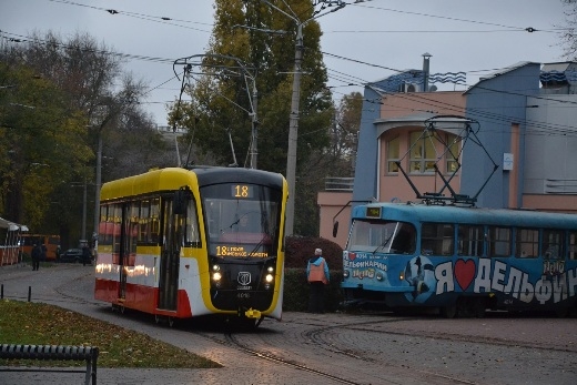 Первый трамвай «Odissey» вышел на улицы города