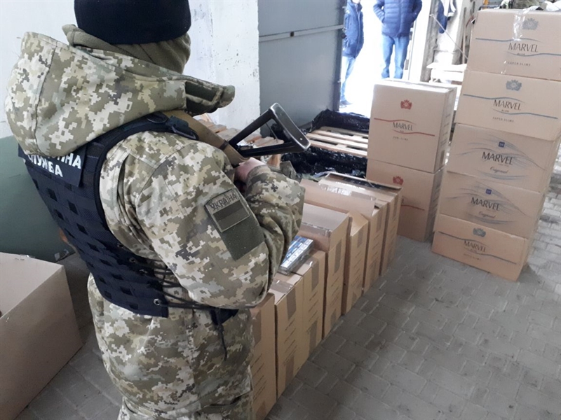 В Одесской области пограничники обнаружили партию контрабандных сигарет