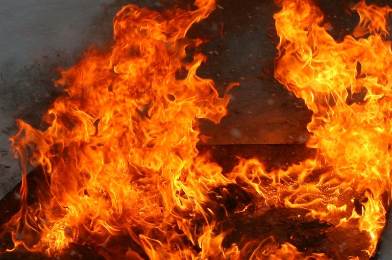 В Одесской области горело здание сельсовета 