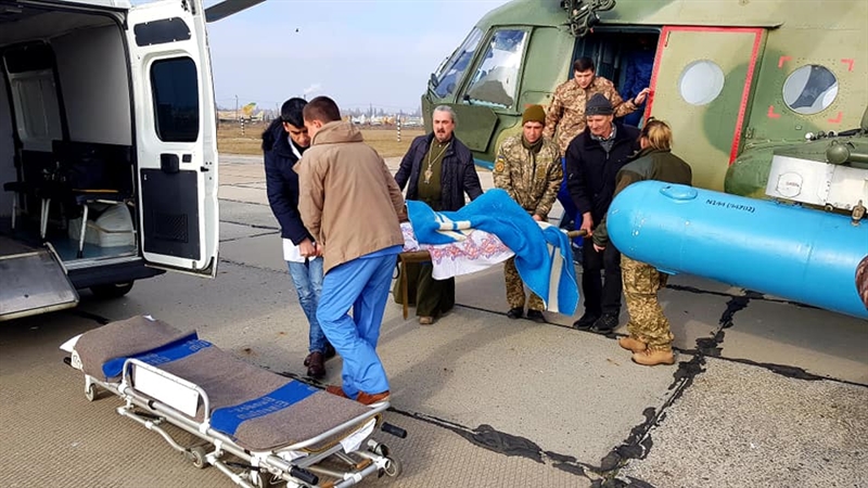 В Одесский госпиталь доставили двух раненых бойцов