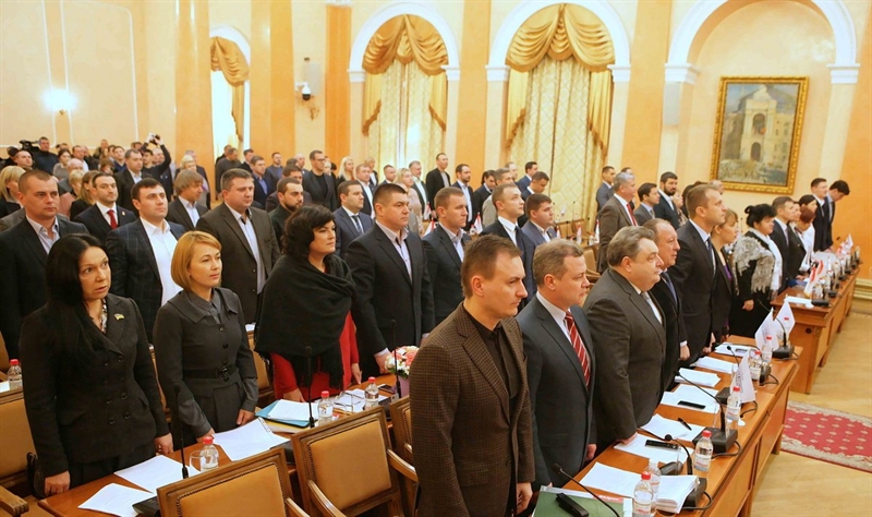 Украинская морская партия выступила с обращениями на сессии горсовета