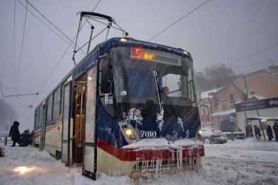 В Одессе остановился 19-й трамвай