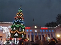 На Думской открыли главную городскую елку