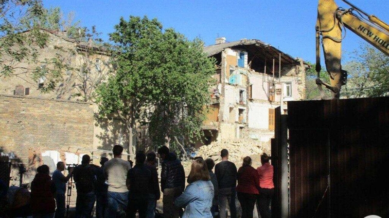 Строительный произвол: Одесский ГАСК не давал разрешение на снос здания