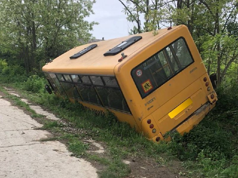 В Подольском районе автобус со школьниками попал в ДТП