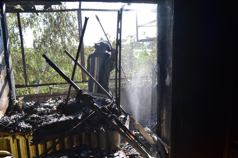 В Одессе в пятиэтажке произошел пожар