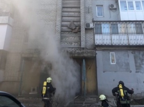 В Одессе в девятиэтажке произошел пожар 