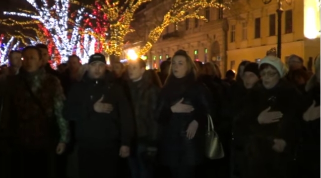 Вчера в Одессе почтили память Героев Небесной Сотни