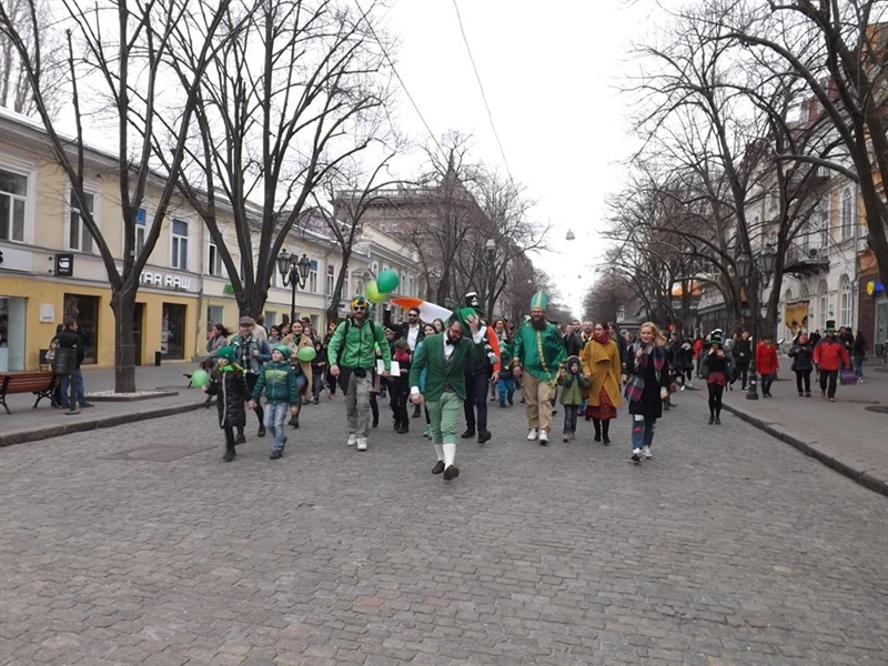   В Одессе отпраздновали День Святого Патрика