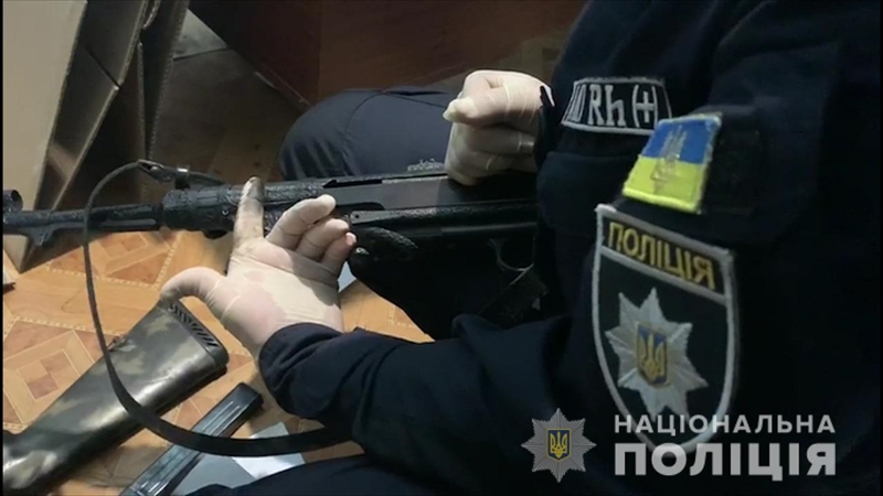 В Одесской области полицейские изъяли арсенал оружия и боеприпасов