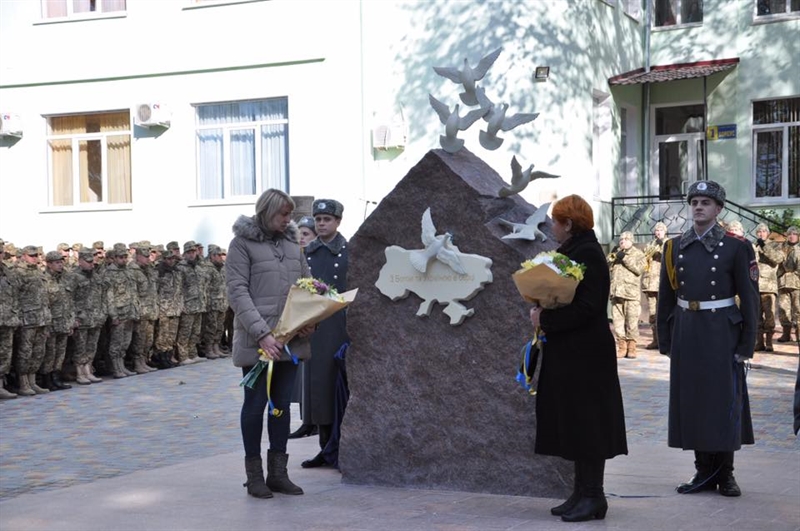 В Одессе открыли памятник погибшим украинским патриотам