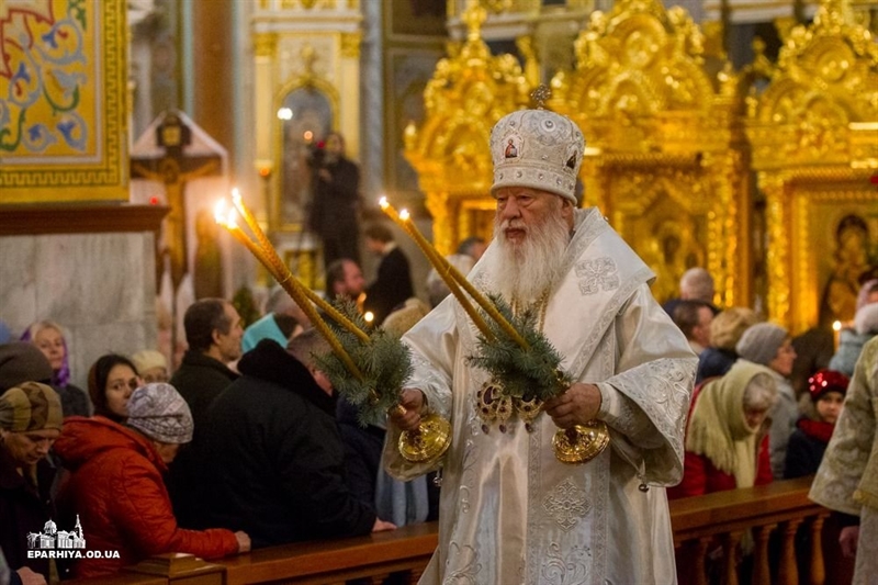 Праздник Рождества Христова в Свято-Успенском Одесском кафедральном соборе