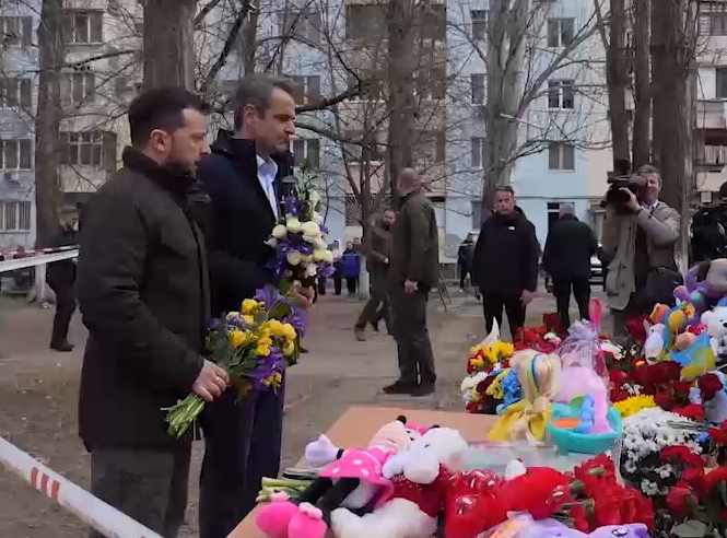 Президент України та голова уряду Греції відвідали місце трагедії в Одесі 
