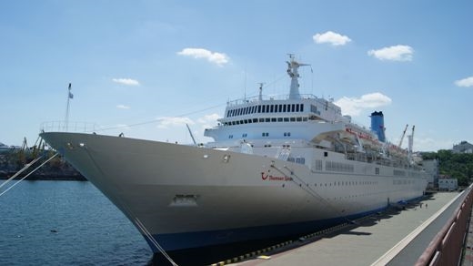 Одессу посетил лайнер одной из ведущих круизных компаний мира