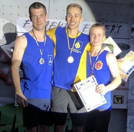 Одесские спортсмены стали призерам Кубка Украины по скалолазанию