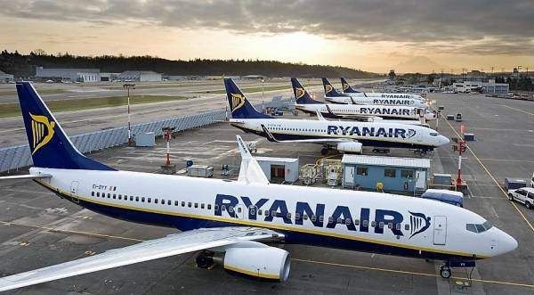 Ryanair отменил почти все рейсы в Украину