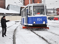 Две иномарки в центре Одессы разворотил спецтрамвай