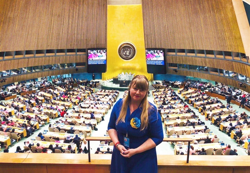 Одесситка Тамила Афанасьева принимает участие в сессии ООН "Комиссия по положению женщин в мире"