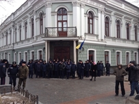 В Одессе митингуют против «произвола» правоохранительных органов ФОТО