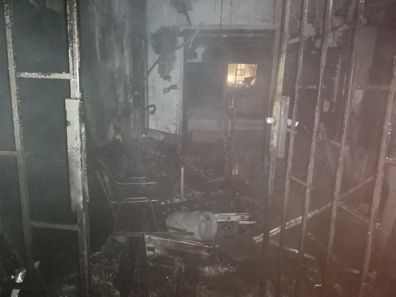 Странный пожар в центре Одессы