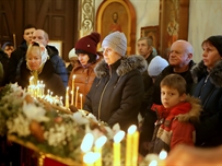 Одесситы в праздник Крещения Господнего посещали храмы и совершали обряды омовения