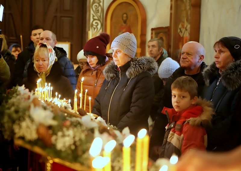 Одесситы в праздник Крещения Господнего посещали храмы и совершали обряды омовения