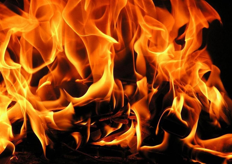 В Одессе горела стройка на Сахарова