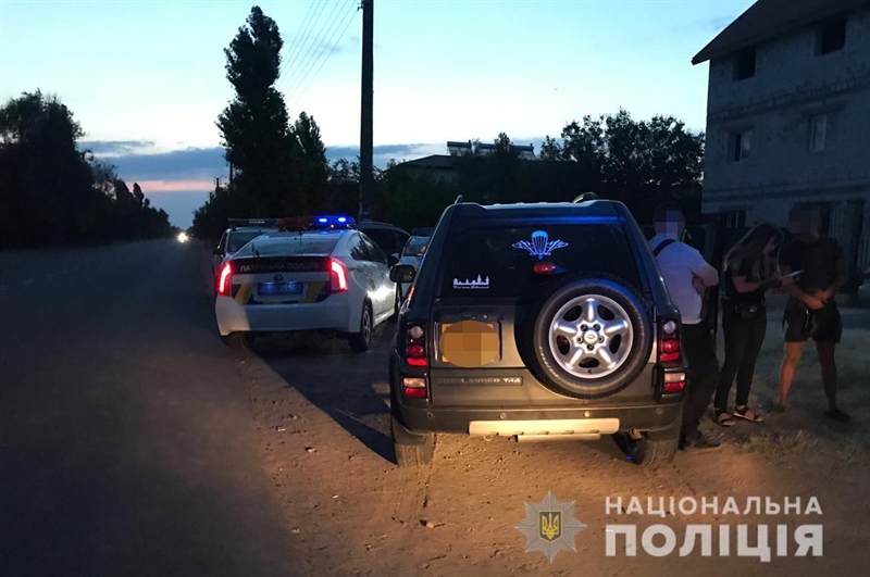 В Одесской области задержали пьяного и вооруженного водителя