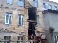 В Одессе на Молдаванке обрушилась стена старого дома ВИДЕО