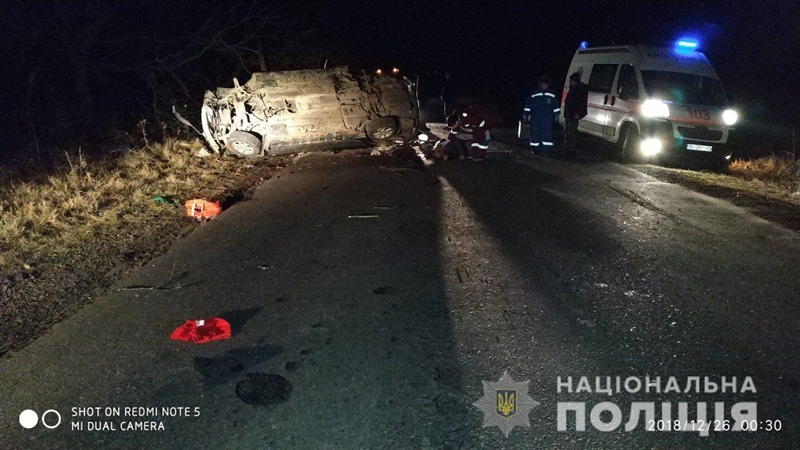 В Одесской области иномарка съехала в кювет: есть погибшие