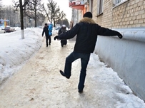 В травмпункты из-за гололеда обратились 186 одесситов