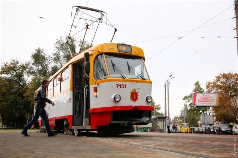 В Одессе приостановит работу трамвай № 21
