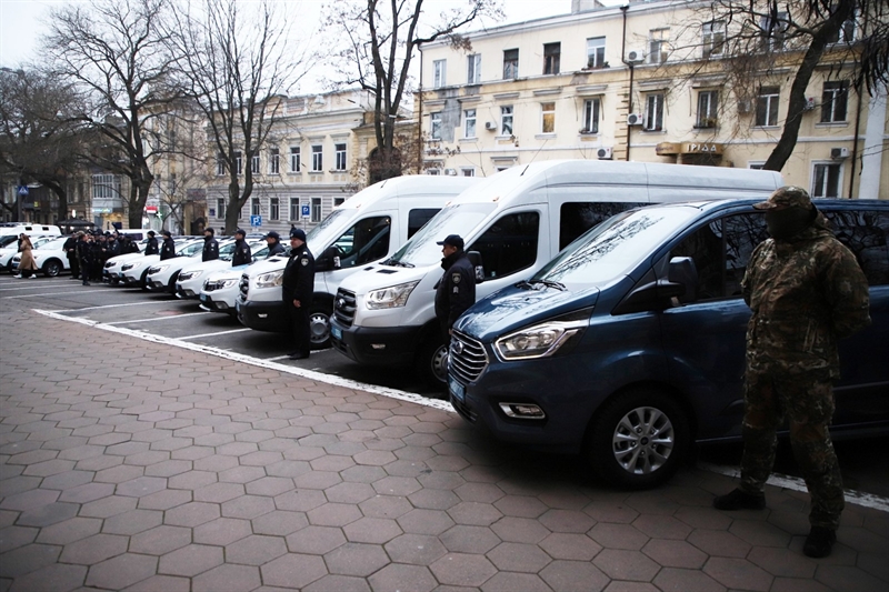 Одесская полиция получила новые автомобили