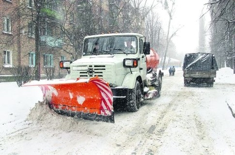 В Одессе из-за пробок возникли сложности с уборкой снега