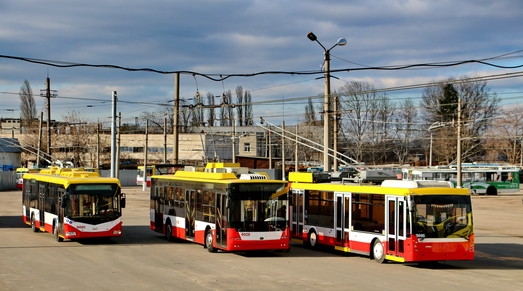 Троллейбус № 12 работает по сокращенному маршруту