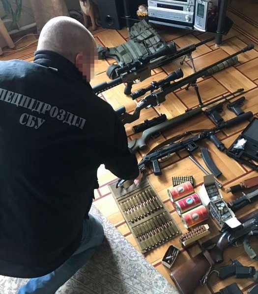В Одессе СБУ изъяла оружие и патроны