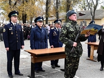 В Одесской области курсанты воздушного командования «Юг» приняли присягу