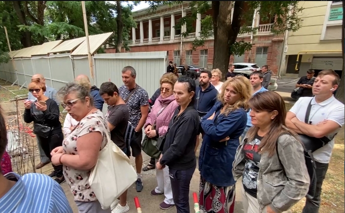 Одесситы обсудили строительства детского центра в Старобазарном сквере