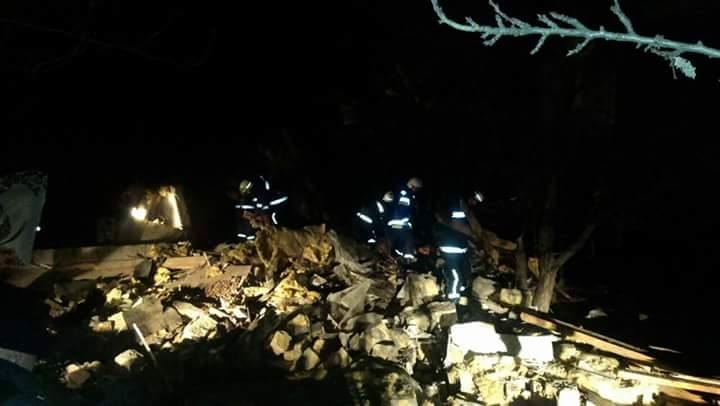 В Одесской области взрыв полностью разрушил дом