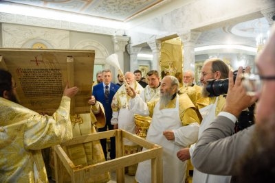 Блаженнейший Митрополит Киевский и всея Украины Онуфрий освятил новый храм Иоанна Богослова в Международной академической школе «Одесса»