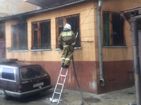 В Одессе на Княжеской горел трехэтажный дом