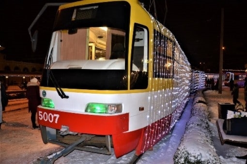 Одессе состоится рождественский парад трамваев