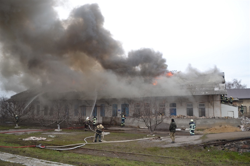 На станции «Одесса-Товарная» произошел пожар
