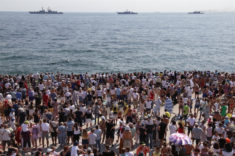 В Одессе прошёл зрелищный морской парад 